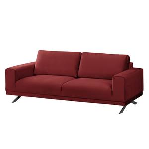 Sofa Lorcy (2,5-Sitzer) fluweel - Rood