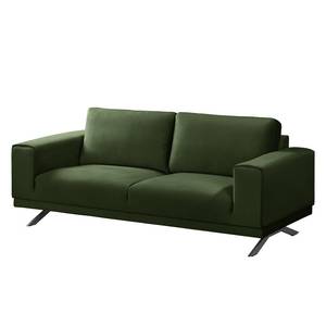 Sofa Lorcy (2-Sitzer) Samt - Antikgrün