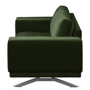 Sofa Lorcy (2-Sitzer) fluweel - Antiek groen