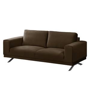 Sofa Lorcy (2-Sitzer) fluweel - Bruin