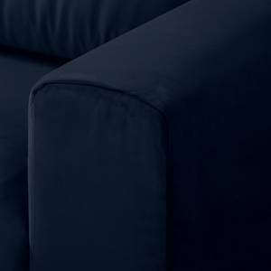 Sofa Lorcy (2-Sitzer) fluweel - Donkerblauw