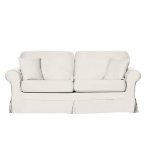 Sofa Louanne (3-Sitzer) Baumwollstoff Baumwollstoff - Beige