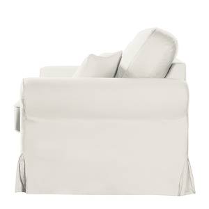 Sofa Louanne (3-Sitzer) Baumwollstoff Beige