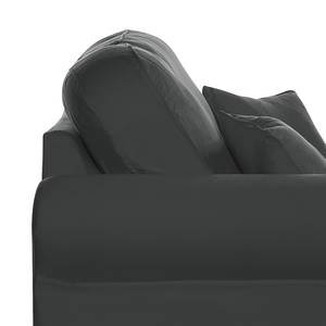 Sofa Louanne (3-Sitzer) Baumwollstoff Grau