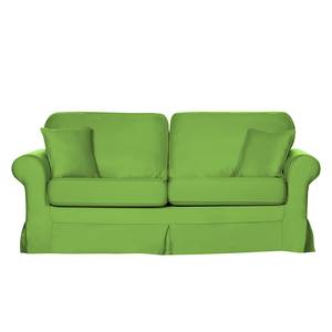 Sofa Louanne (3-Sitzer) Baumwollstoff Grün