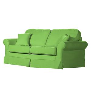 Sofa Louanne (3-Sitzer) Baumwollstoff Baumwollstoff - Grün