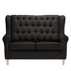 2-Sitzer Sofa Luro Webstoff Inas: Anthrazit