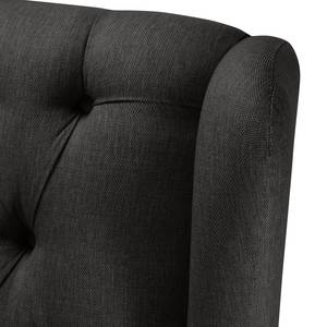 2-Sitzer Sofa Luro Webstoff Inas: Anthrazit