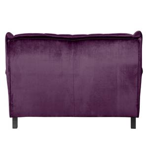 Ensemble de salon Luro 2-1 Velours - Velours Gala: Aubergine