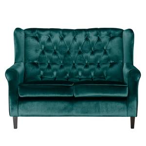 2-Sitzer Sofa Luro Samt Gala: Petrol