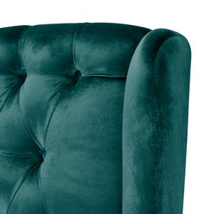 2-Sitzer Sofa Luro Samt - Samt Gala: Petrol