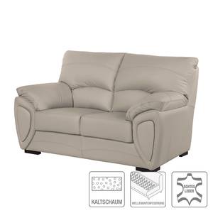 Sofa Luzzi (2-Sitzer) Echtleder Taupe