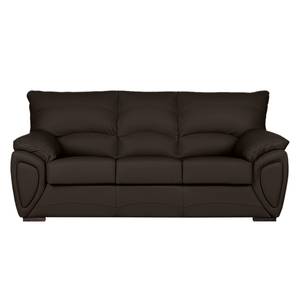 Sofa Luzzi (3-Sitzer) Echtleder Echtleder - Dunkelbraun