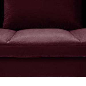 3-Sitzer Sofa MADISON Samt Shyla: Aubergine