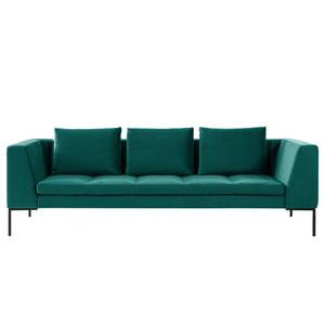 3-Sitzer Sofa MADISON Samt Shyla: Petrol