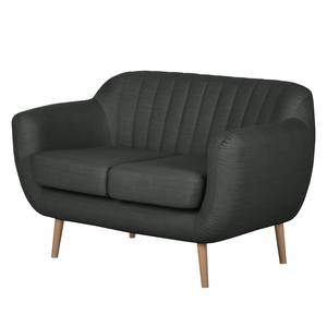 Sofa Maila I (2-Sitzer) Webstoff Anthrazit