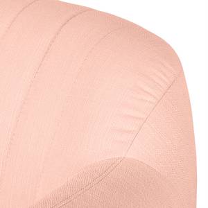 Bank Maila II (3-zits) roze geweven stof - Pastel abrikoos