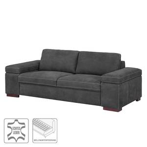 Sofa Maine (2-Sitzer) Echtleder Dunkelgrau