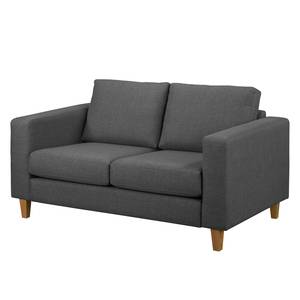2-Sitzer Sofa MAISON Webstoff - Webstoff Inas: Dunkelgrau