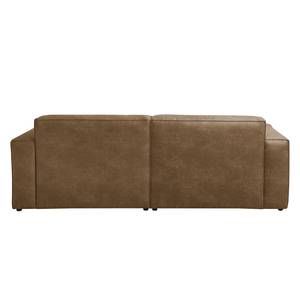 2-Sitzer Sofa LORALAI Microfaser Pina: Braun