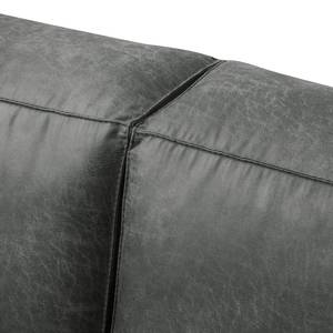 2-Sitzer Sofa LORALAI Microfaser Pina: Dunkelgrau