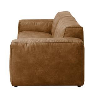 2-Sitzer Sofa LORALAI Microfaser Pina: Cognac