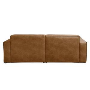 2-Sitzer Sofa LORALAI Microfaser Pina: Cognac