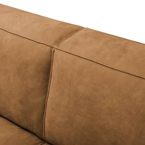 2-Sitzer Sofa LORALAI Echtleder Kena: Cognac