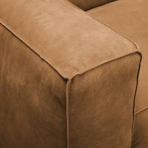 2-Sitzer Sofa LORALAI Echtleder Kena: Cognac