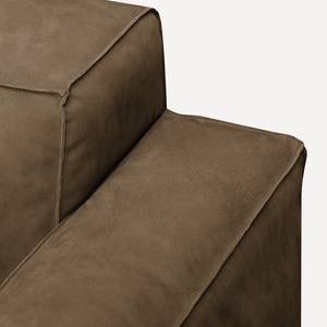 2-Sitzer Sofa LORALAI Echtleder Kena: Braun