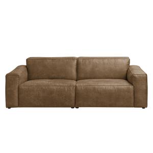 3-Sitzer Sofa LORALAI Microfaser Pina: Braun