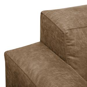 3-Sitzer Sofa LORALAI Microfaser Pina: Braun