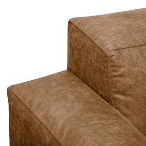 3-Sitzer Sofa LORALAI Microfaser Pina: Cognac