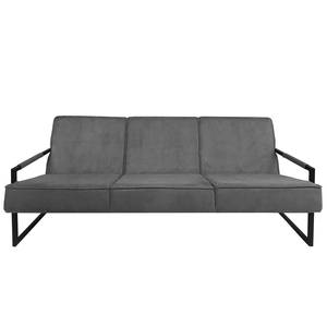 Sofa Manchester IV (3-Sitzer) Antiklederlook - Grau