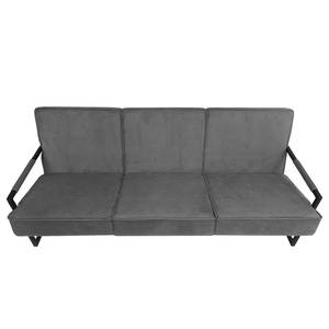 Sofa Manchester IV (3-Sitzer) Antiklederlook - Grau