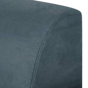 Boxspring-Sofa Maradi (2-Sitzer) Microfaser - Marineblau