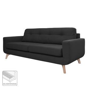 Sofa Marlene (3-Sitzer) Webstoff Anthrazit