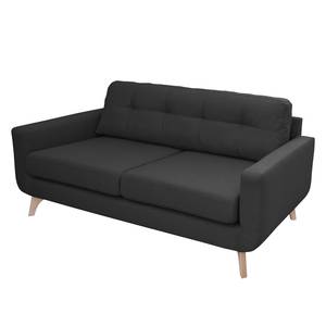 Sofa Marlene (3-Sitzer) Webstoff Anthrazit