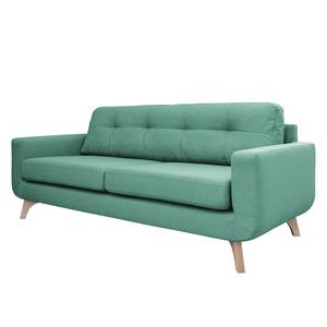 Sofa Marlene (3-Sitzer) Webstoff Aquablau