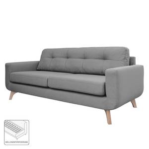 Sofa Marlene (3-Sitzer) Webstoff Hellgrau