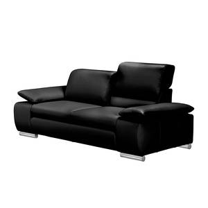 Sofa Masca (2-Sitzer) Kunstleder Schwarz