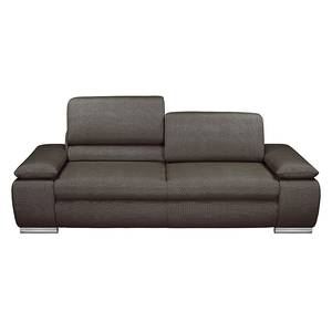 Sofa Masca (2-Sitzer) Strukturstoff Grau-Braun