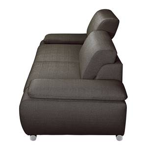 Sofa Masca (2-Sitzer) Strukturstoff Grau-Braun