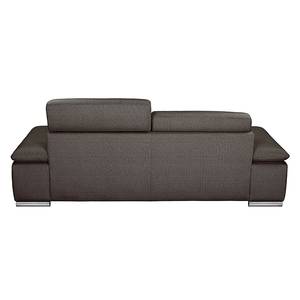 Sofa Masca (2-Sitzer) Strukturstoff Grau-Braun