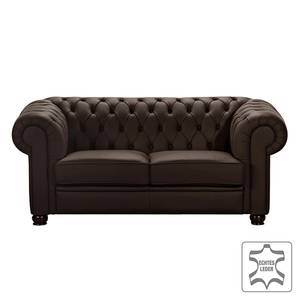 Sofa Medford (2-Sitzer) Echtleder Braun