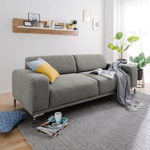 Sofa Meeker (2,5-Sitzer) Strukturstoff Grau - Textil - 216 x 73 x 90 cm