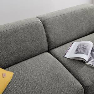 Sofa Meeker (2,5-Sitzer) Strukturstoff Grau - Textil - 216 x 73 x 90 cm