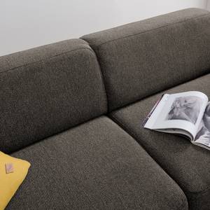 Sofa Meeker (3-Sitzer) Strukturstoff Braun - Grau - Textil - 231 x 73 x 90 cm