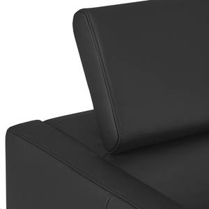 Canapé Menfi II (3 places) Cuir véritable - Anthracite