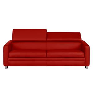 Sofa Menfi II (3-Sitzer) Echtleder Rot